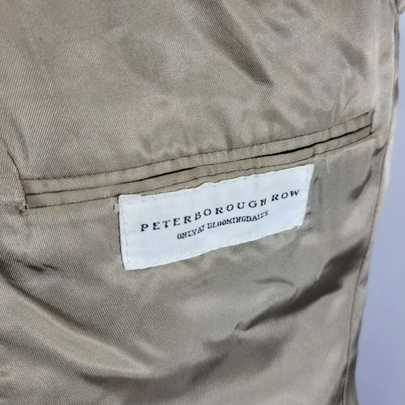 Peterborough Row Men's‎ Sport Coat Blazer Two Button Herringbone Soft Wool 40R